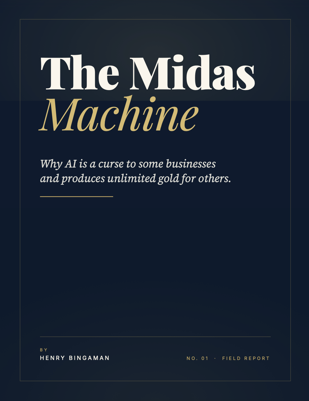 The Midas Machine book cover